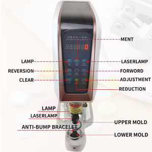 818 động cơ servo loại nút Chụp điện tử gắn máy bán tự động và tự động cho các nút nhựa - Product Image 5