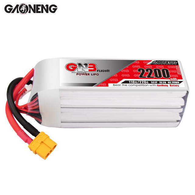 GNB 2S 3S 4S 5S 6S 2200mAh 110C UAV Battery High Voltage Lipo Bateria GNB for 3~7 Inch FPV Drone Accessories