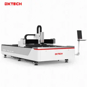 Dxtech modello più venduto 1530 3kw IPG fibra laser cutter per 12mm alluminio