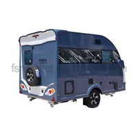 Caravane de luxe entièrement équipée, mini camping-car mobile pour l'extérieur, suspension indépendante, camping-car, caravane, cuisine Thetford