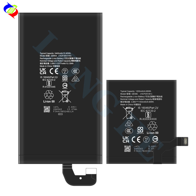 Mobile Phone Battery 3.89V 3445mah 1205mah GE59C G06K4 Lithium Ion Replacement Battery for Pixel 9 Pro Fold