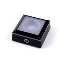 Présentoir LED de haute qualité avec interrupteur tactile carré pour boule de verre et cube de cristal 3D