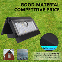Le camping solaire pliant imperméable extérieur populaire de lampes de mur allume les appliques solaires portatives de mur avec la conception de capteur de mouvement