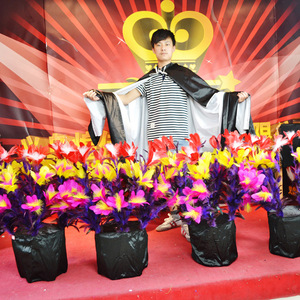 G1412 Capa con Dos Macetas de Flores - Kingmagic, Fabricante de Accesorios de Magia, Venta al por Mayor y al por Menor de Juguetes de Magia - Product Image 4