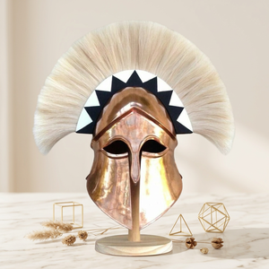 Decoración Metálica Hecha a Mano de Estilo Medieval Vintage, Recubierta de Cobre y Pulida en Oro, Calibre 18, 8x9x26 Pulgadas, para el Hogar, Diwali, Año Nuevo - Product Image 1