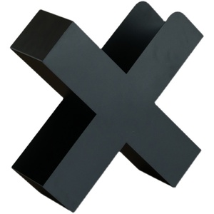 Bán Buôn Tầng Miễn Phí Thường Vụ X Shape Kim Loại Tạp Chí Giá Mail Chủ Tài Liệu Tập Tin Chủ Với Da - Product Image 1