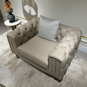 Hotel French Classic Customizable Living Room Funiture Wood Antique European Royal High-End Genuine <strong>Leather</strong> Solid Luxury <strong>Sofa</strong> - Product Image 3