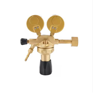 Manomètre à azote EN de style européen tout en cuivre, manomètre à dioxyde de carbone, réducteur de pression, réducteur de pression pour acétylène, oxygène italien - Product Image 2