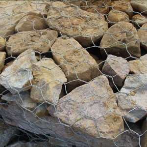 Gabbione in Rete Metallica, Gabbia in Filo di Piombo, Gabbia per Protezione di Sponde Fluviali, Gabbia Speciale per Controllo Alluvioni, Muro di Contenimento in Pietra - Product Image 3