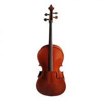 Professional 4/4 Handmade Cello with Ebony European Spruce and Maple Good Grain and Workmanship Made in China