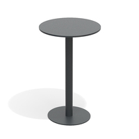 Tables et chaises de patio extérieur Resorts Restaurant Table ronde en alliage d'aluminium Hôtel Balcon Chaise de loisirs Chaise de bar Patio