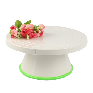 Di alta Qualità di Plastica Della Torta Del Fondente Che <span class=keywords><strong>Decora</strong></span> Giradischi Antiscivolo Base di Vassoio di Cottura Girevole Stand - Product Image 6
