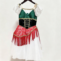 Robe longue de performance de ballet Esmirada, robe de compétition et robe de spectacle, costumes de tutu professionnels personnalisés pour filles