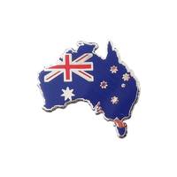 Prix usine Métal Émail Broche Époxy Australie Drapeau National Épinglette Émail Pays Drapeau Broche
