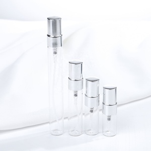 Portable Thick Bottom <b>Empty</b> Round Clear Parfum <b>Spray</b> <b>Bottle</b> 10ml Luxury Glass Perfume Sample <b>Bottle</b> - Product Image 2