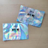 Pochette en plastique holographique thermoscellable et imperméable, sac d'emballage personnalisé imprimé avec feuille laser pour bandes de blanchiment dentaire