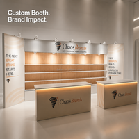 Stand d'exposition modulaire portable personnalisable 10x20 pieds en aluminium pour transfert thermique, panneau de sublimation, vente en gros usine