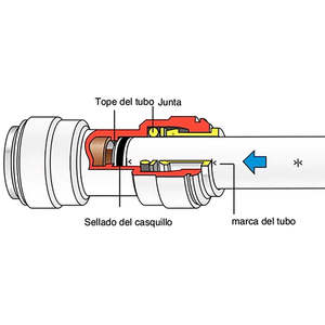 Adattatore con testa angolata in metallo per tubo della birra con filettatura 3/8 x BSP - Product Image 6