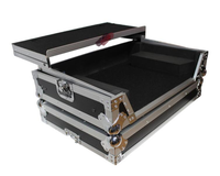 Perlindungan yang bagus untuk pioneer DJ casing pilot aluminium dengan pegangan dan roda
