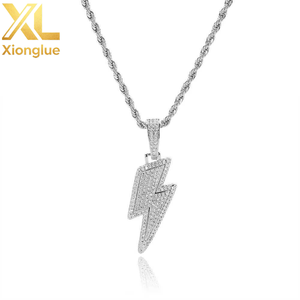 Collar de Hombre con Zirconia, Estilo Hiphop, Antialérgico, de Aleación de Cobre, para Fiestas - Product Image 6