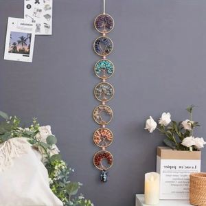 Panier mural en osier africain en rotin décor magasin <span class=keywords><strong>de</strong></span> cadeaux moins <span class=keywords><strong>de</strong></span> 10 Dollars marine ferme Boho Art balle plateau ornements décoratifs - Product Image 2