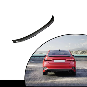 Alerón trasero de fibra de carbono para Audi <span class=keywords><strong>A3</strong></span> <span class=keywords><strong>S</strong></span> <span class=keywords><strong>Line</strong></span> S3 RS3 8Y 2021 2022 <span class=keywords><strong>2023</strong></span> Sedan Saloon - Product Image 1