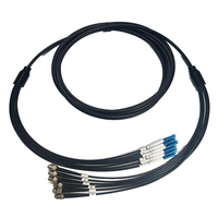 Câble de saut en fibre optique FTTH monomode blindé TPU 6 cœurs G657A1 pour utilisation en extérieur Connecteur SC