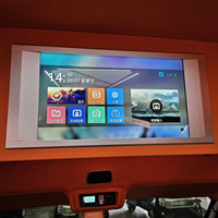 Moniteur TV LCD IPS 21,5 pouces intégré pour fourgonnette/bus avec USB et RGB – Écran arrière pour divertissement et publicité