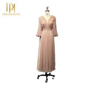 <span class=keywords><strong>Abiti</strong></span> da Sera <span class=keywords><strong>per</strong></span> Signore con Scollo a V Profondo e Pieghe, Vestito da Cerimonia <span class=keywords><strong>per</strong></span> Matrimonio e <span class=keywords><strong>Laurea</strong></span> - Product Image 5