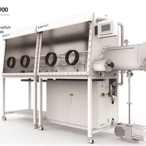 Dual-Workstation Single-Side Vacuum Glove Box With H2O & O2 Purification System