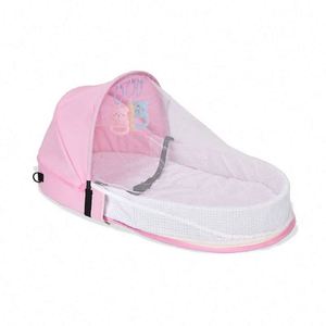 Échantillon Gratuit 2023 Nouveau Sac à Langer Portable de Voyage Lit Bébé Sac à Dos Maman Sac à Main Poussette Suspendu avec Jouets et Accessoires - Product Image 5