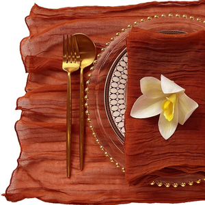 Solid Color Handmade Linen Napkins Floral <b>Embroidered</b> Disposable Wedding <b>Tablecloths</b> Modern Style for Airplane Use 100% Linen - Product Image 2