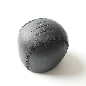 Pommeau de levier de vitesse en cuir pour Saab 95 9-5, pièce ergonomique pour l'intérieur de la voiture - Product Image 5