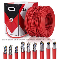 Câbles Réseau LAN Cat7 305m Extérieur/Intérieur pour Caméra, 100% Cuivre Nu, PE PVC FFTP, 1000ft SFTP, Fabrication Personnalisée
