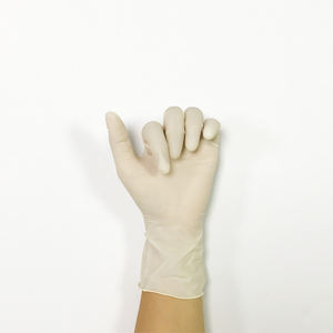 Gants jetables en latex de caoutchouc 100% à bon prix, poudrés/sans poudre, lisses/texturés, fabriqués en Malaisie, blanc laiteux - Product Image 6