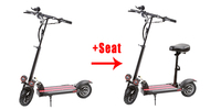 Trottinettes électriques pliables rapides avec siège, pneus de 10 pouces, 800W, 45 km/h, pour adultes, en stock dans l'entrepôt européen de l'UE