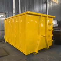 Conteneur à benne basculante pour la collecte des déchets de construction