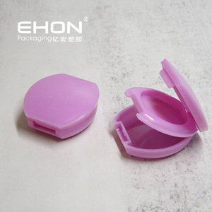 Wholesale Mini Double Layer Empty <b>Compact</b> Powder Case With Mirror Plastic Cosmetic Blush Container Eyeshadow Palette Packaging - Product Image 6
