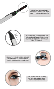 <span class=keywords><strong>Beperfect</strong></span> Mini stylo de maquillage électrique Bling Bling Big Eye recourbe-cils chauds en plastique durable - Product Image 5