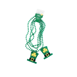Collier de fête irlandaise pour la Saint-Patrick avec chapeau décoratif, idéal pour les festivités du jour de la Saint-Patrick – Vente chaude - Product Image 2