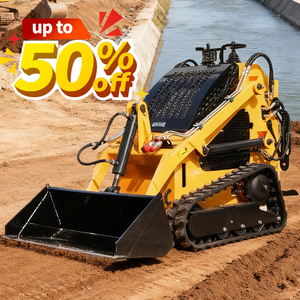 हल्के मिनी स्किड स्टीड लोडर छोटे ट्रेलरों के माध्यम से परिवहन - Product Image 1