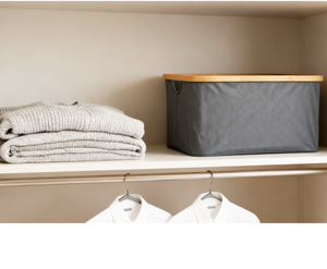 Grande Cesto Pieghevole per Biancheria, Contenitore per Vestiti, Borsa per <span class=keywords><strong>Lavanderia</strong></span>, Organizzatore - Product Image 1