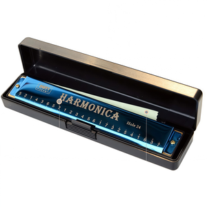 <span class=keywords><strong>Harmonica</strong></span> professionnel à 24 trous en Do, corps en aluminium, instrument de musique durable pour commandes en gros, haute qualité, pour <span class=keywords><strong>jouer</strong></span> de la musique - Product Image 3