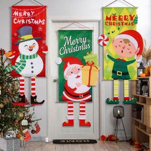 Decoraciones Navideñas con Banderas para Centros Comerciales y Cafeterías, Accesorios Creativos para Colgar Banderas en Escenarios y Adornos Festivos para Puertas y Árboles - Product Image 1