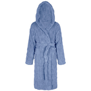 <span class=keywords><strong>Accappatoio</strong></span> in morbido pile sherpa <span class=keywords><strong>con</strong></span> <span class=keywords><strong>cappuccio</strong></span> da uomo, in poliestere, fantasia a quadri, personalizzabile <span class=keywords><strong>con</strong></span> logo - Product Image 3