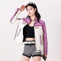 Vêtements de sport pour moto en cuir PU de haute qualité pour femme, coupe-vent et respirant, taille XL, fonctionnalités pratiques et élégant