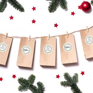 Etiquetas térmicas directas de Navidad personalizadas, pegatinas de Navidad, calcomanías de impresora de muérdago de bayas de acebo para vela de invierno, etiqueta de nombre, diseño de logotipo - Product Image 5
