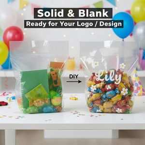 Thank You <b>Bags</b> 100 Pack 6x8 Clear Plastic Shopping <b>Bags</b> With Handles Retail Merchandise <b>bag</b> - Product Image 5
