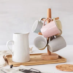 Venta al por mayor de 11 oz, <span class=keywords><strong>tazas</strong></span> de cerámica blancas modernas para sublimación, <span class=keywords><strong>tazas</strong></span> de cerámica ODM para sublimación, <span class=keywords><strong>tazas</strong></span> de gres almacenadas aptas para lavavajillas - Product Image 6