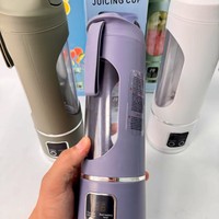 Blender Mini Portabel HOT, Cangkir Jus Kecil Isi Ulang, untuk Pelajar, Rumah Tangga, Luar Ruangan, Multifungsi, Pengisian Daya USB